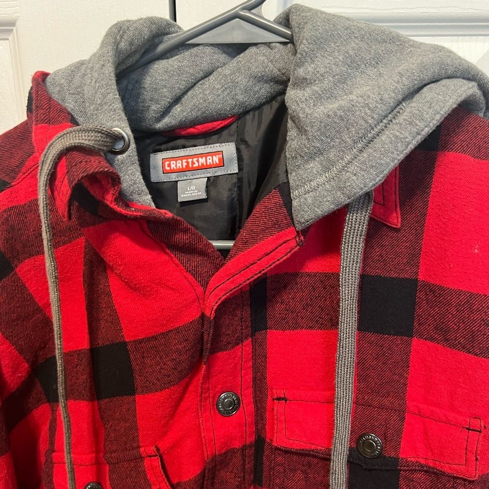 Red And Black Plaid Performance Jacket - image 3